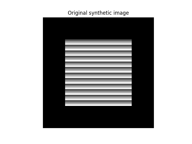 Original synthetic image